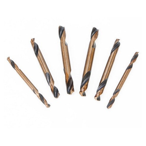 Twist drill bit double-head alloy tungsten steel stainless steel special high hardness drilling set hand electric drill turn head containing cobalt