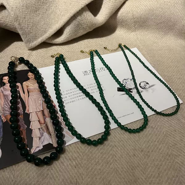 7A green agate 6mm