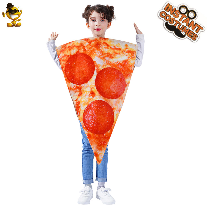 Parodia rebanadas pizza Halloween traje de los niños Cosplay partido ropa etapa traje rendimiento image 7