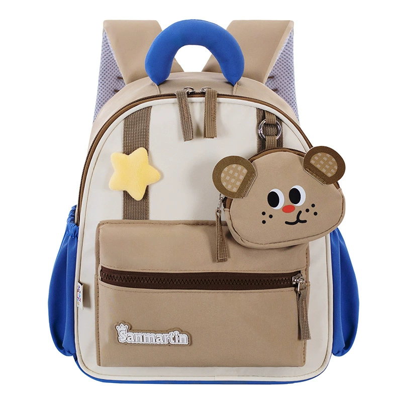 Fashionable cartoon children's school bag for early age, universal backpack lightweight