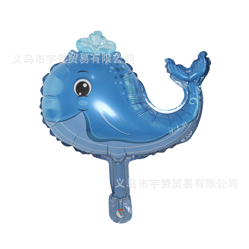 Mini bola de dibujos animados animal calle venta código de exploración pequeño regalo bola de ola bola interior bola de aluminio globo de película globo de empuje