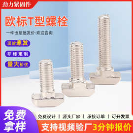 工业铝型材配件T型螺栓欧标T型螺丝型材专用螺栓内六角