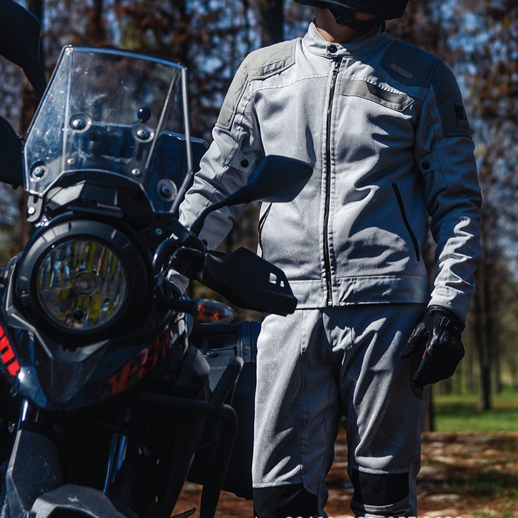 Onesagain! Motorcycle Riding Clothing for Men, Mesh Suit for Women, Motorcycle Riding Anti-Fall Jacket, Reflective