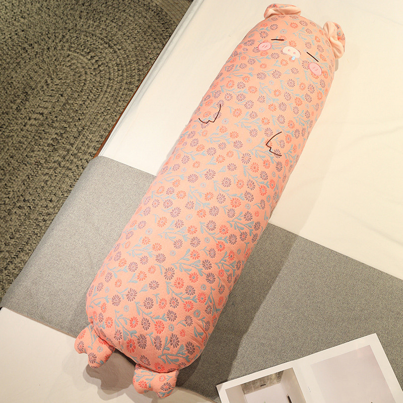Tres camadas de hilos almohada de animales almohada larga almohada de niñas almohada de pierna lateral almohada dormitorio almohada de cama grande almohada de cabecera