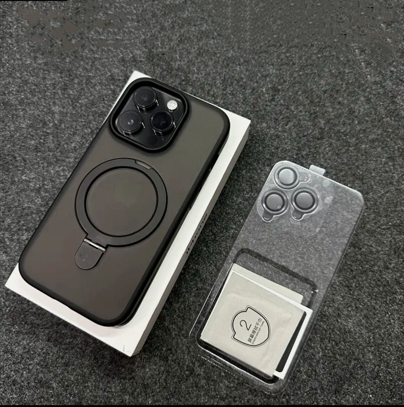 반투명 받침대 [그래파이트 블랙]