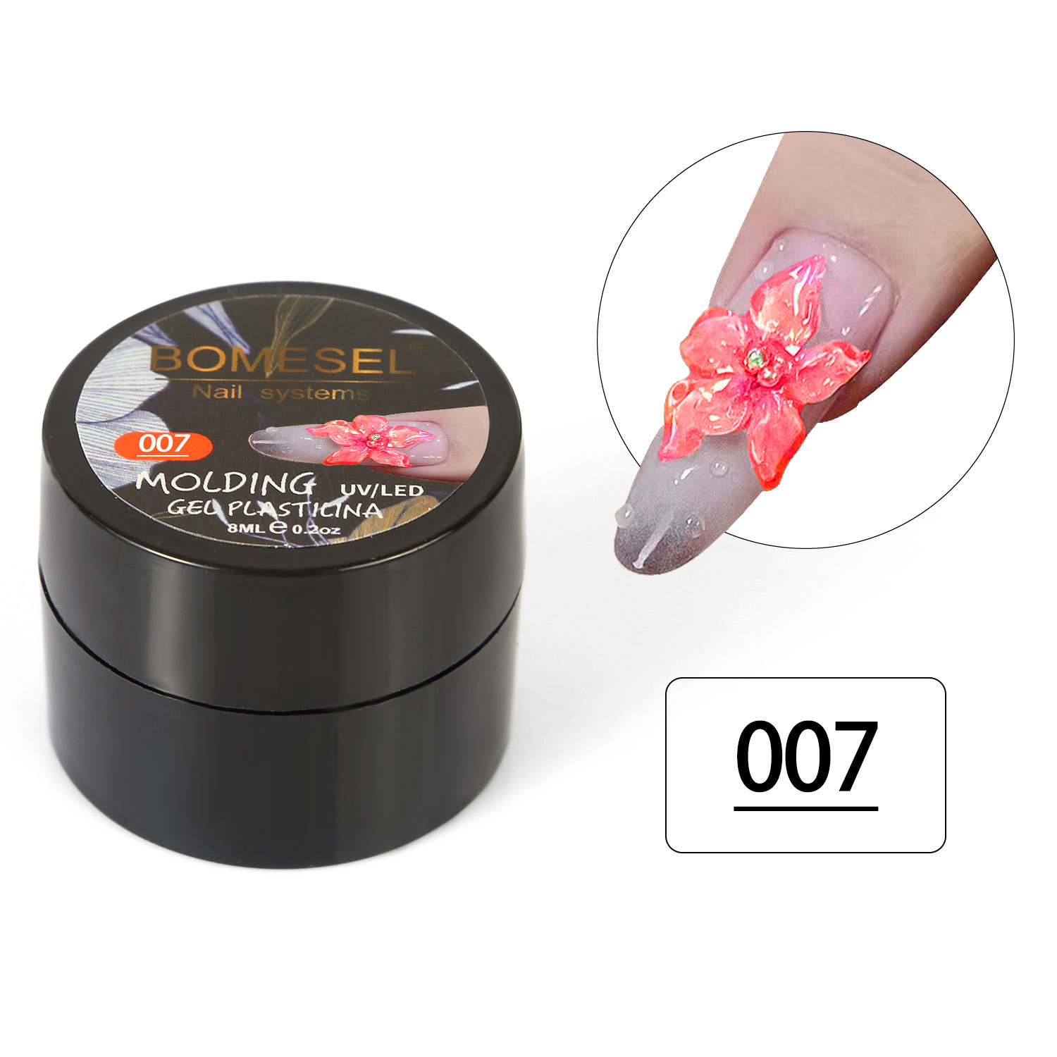 Gel funcional para decoración de uñas, gel sólido para esculpir, gel de pintura estéreo 3D, gel para modelar, gel de color para uñas, gel para amasar, directamente de fábrica.