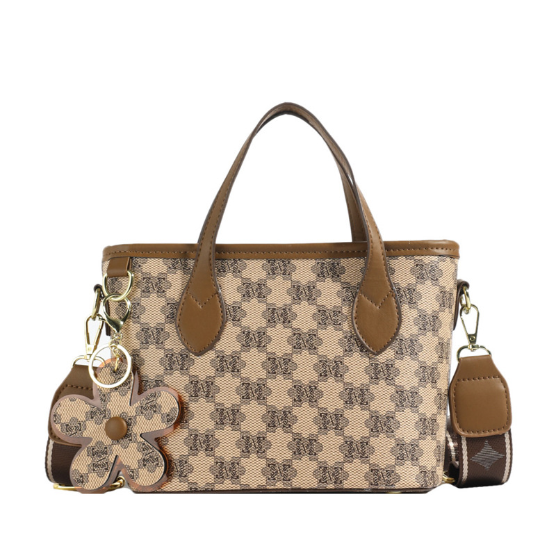 2025 New Women's Basket With Wide Strap, Popular Printed Fashion Large Capacity Shoulder Crossbody Bag_voghion.com