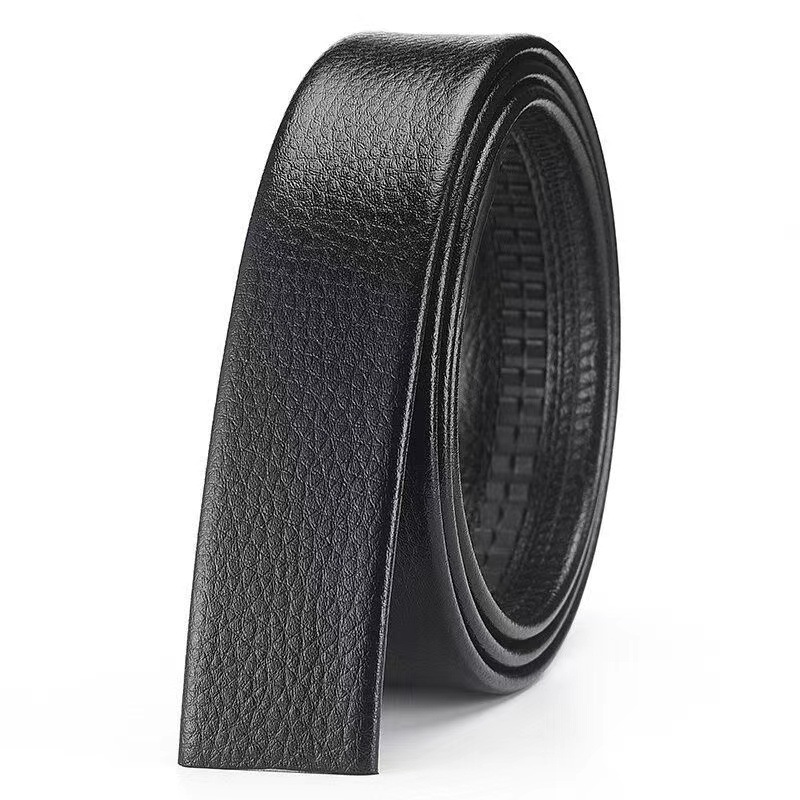 Cinturón sin plomo, cinturón para hombre, cinturón militar resistente al desgaste y a los arañazos con estampado de lichi, cinturón de moda con cuerpo._voghion.com