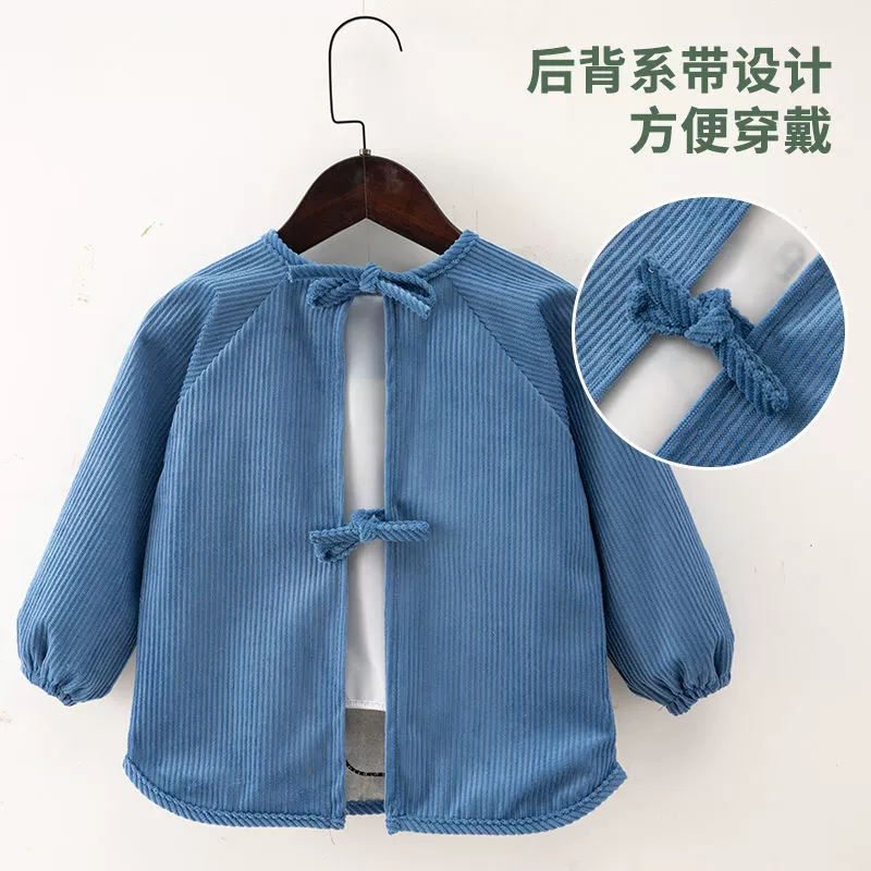 Детская крышка водонепроницаемая и грязная осенью и зимой с длинными рукавами