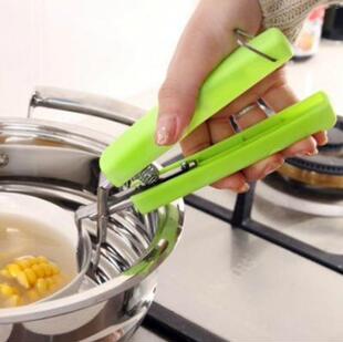 Creative and Practical Stainless Steel Bowl Clip Multifunctional Anti-scalding Clip Plate Bowl Lacker Basin Clip Double Handle Clip Bowl Clip