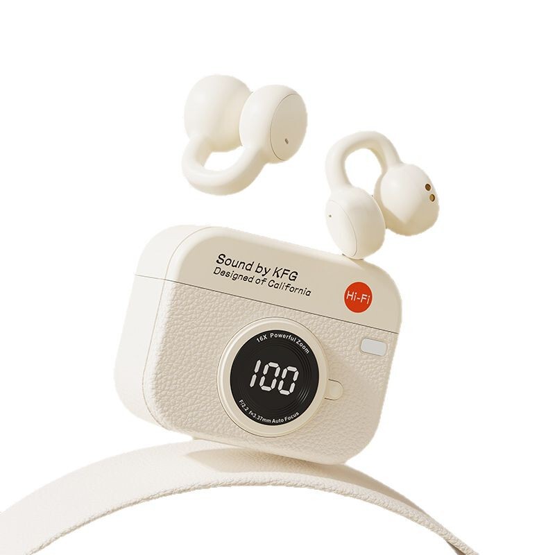 クロスボーダー新 Q87 レトロカメラワイヤレス Bluetooth ヘッドセットイヤークリップタイプ超長バッテリー寿命スポット卸売プライベートモデル|undefined