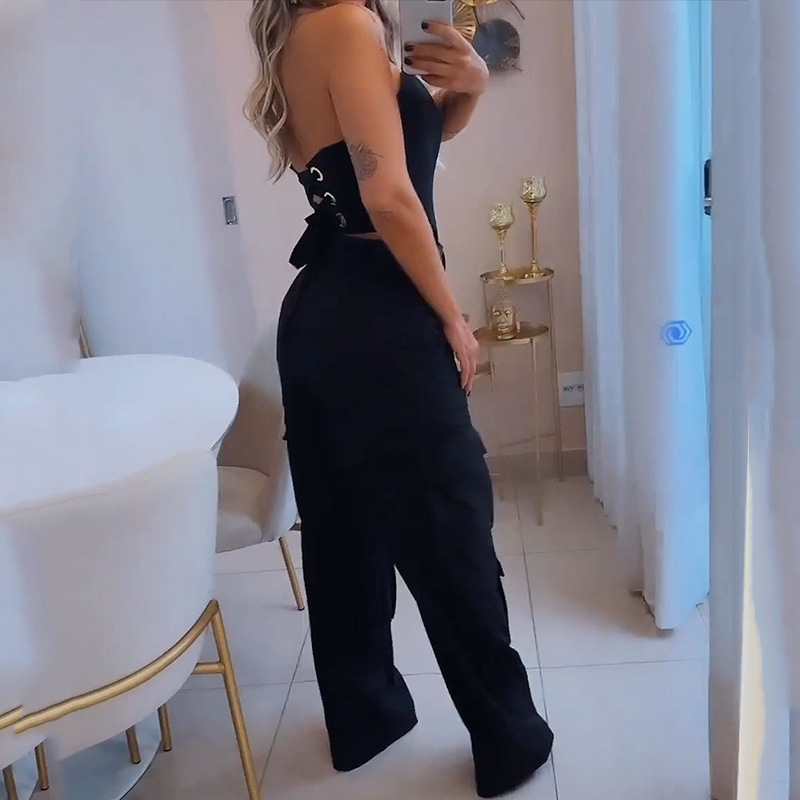 Stylish outfit in black