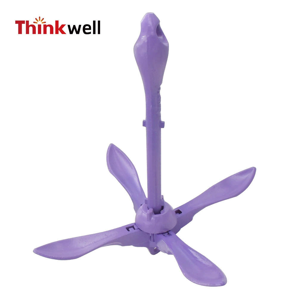 Трансграничное качество Прямые поставки с фабрики Морской якорь Каяка портативный складной якорь Каяка фиолетовый якорь-зонтик с несколькими спецификациями