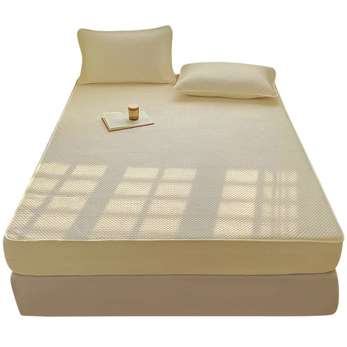 Class A soy fiber quilted fitted sheet single piece Simmons mattress non-slip mattress protector bed cover dustproof sheet set