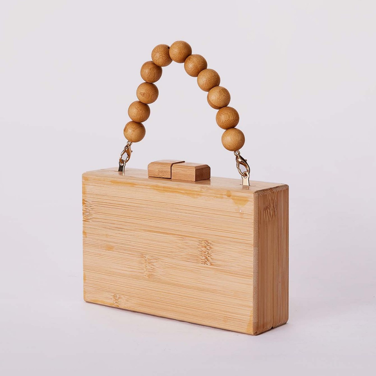 Light Luxury Bamboo Handbag – Vintage Style Crossbody Shoulder Bag With Magnetic Closure, Snake Print Detailing, And Cotton Lining For Everyday Use_voghion.com