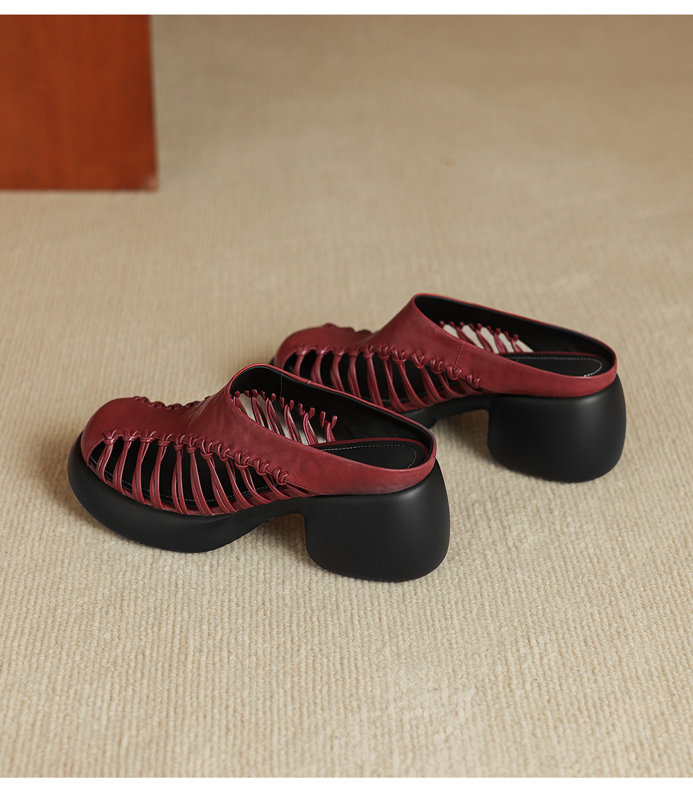 Sandal cao gót nữ mũi nhọn quai ngang phong cách cổ điển, gót 6 cm — đen chi tiết 20