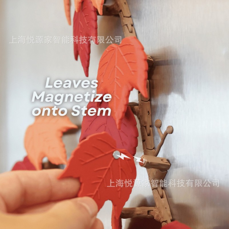 Boston Ivy Fridge Magnet亚马逊新款圣诞节波士顿常春藤冰箱贴|undefined