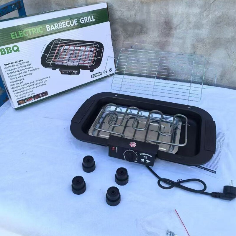 Bbq Electric Grill for Home Use, Four-Tube Electric Grill, Business Gift, Event Gift, Bank Gift, Insurance Gift