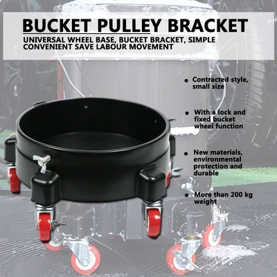 Car cleaning tools Bucket Universal Pulley Base