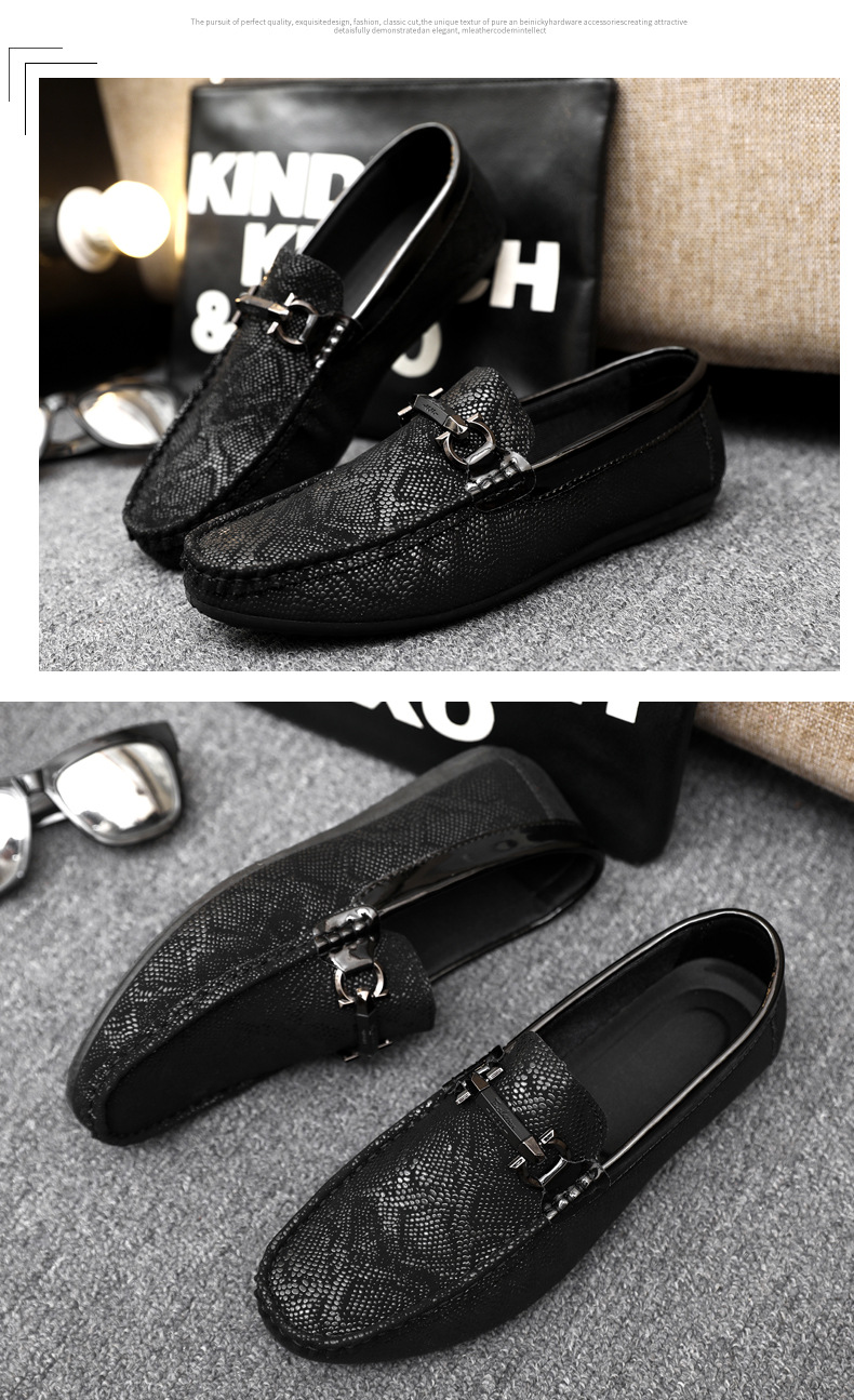 Men's shoes spring new soybean shoes men's low gang footwear breathable lazy shoes a stirrups Le Fu shoes_voghion.com