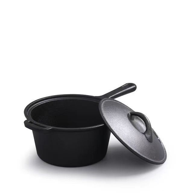 Olla para cocinar fideos, olla para sopa de leche, olla de hierro fundido para cocinar arroz/olla para leche, olla para complementos alimenticios para bebés, olla para guisos, sartén, cocina de inducción, utensilios de cocina que preservan la salud.