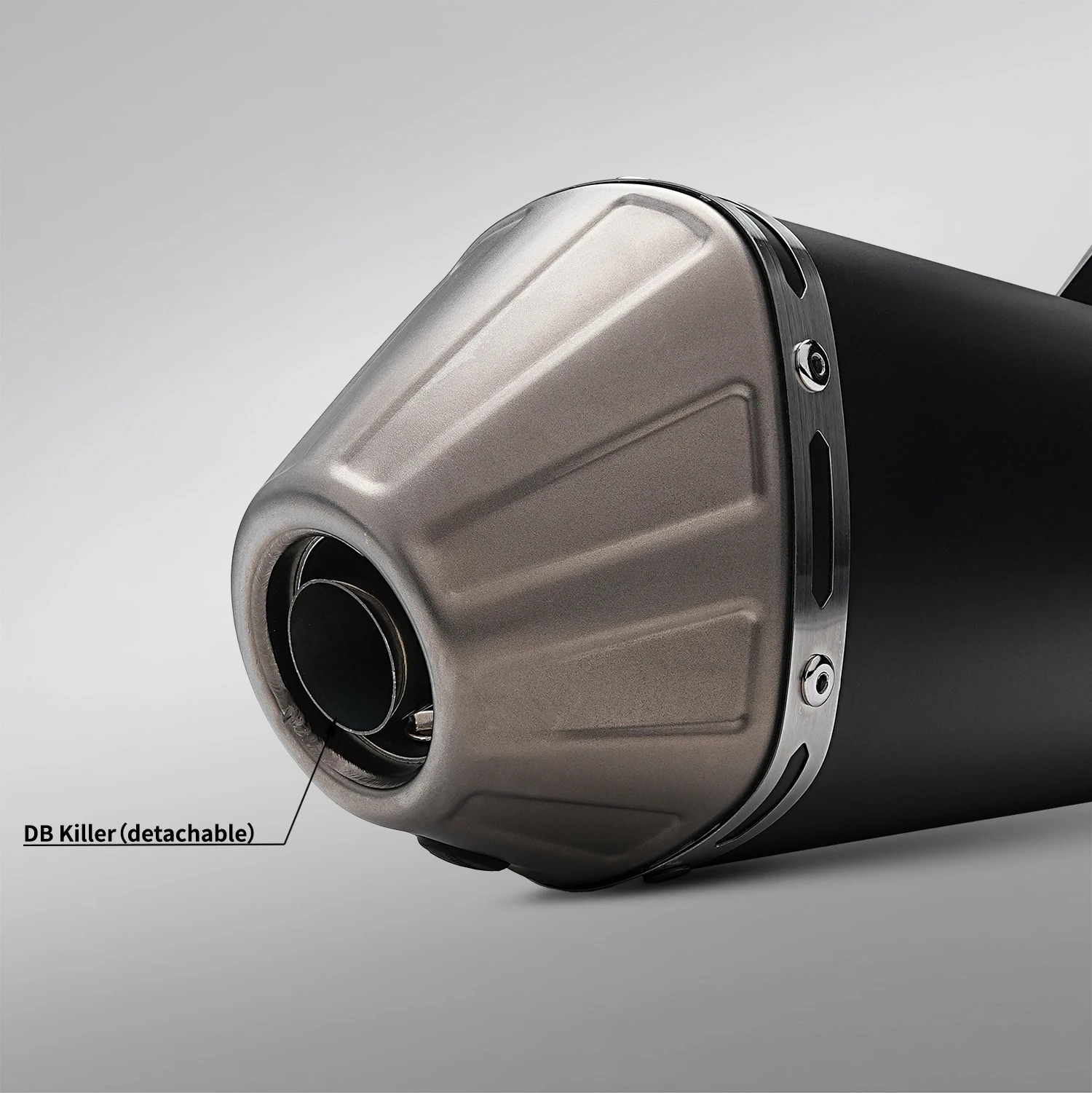 Suitable for Cfmoto 450Mt Motorcycle Exhaust Pipe Modification, Integrated Installation of the Middle and Tail Sections Without Damage