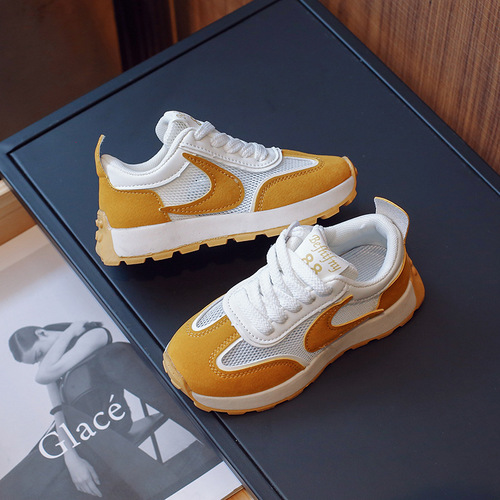 Children's Forrest Gump shoes  new summer casual girls, primary school students, middle-aged and older boys' single mesh breathable sports shoes