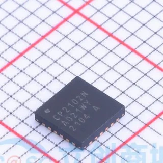原装正品CP2102N-A02-GQFN24R CP2102N QFN-24 USB控制器集成芯片