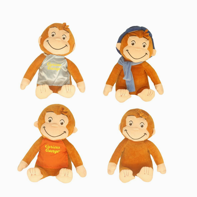 Cross-Border Foreign Trade American Brown Monkey Cute Monkey Cute Plush Toy Doll Gift Cross-Border Foreign Trade American Brown Monkey Cute Monkey Cute Plush Toy Doll Gift