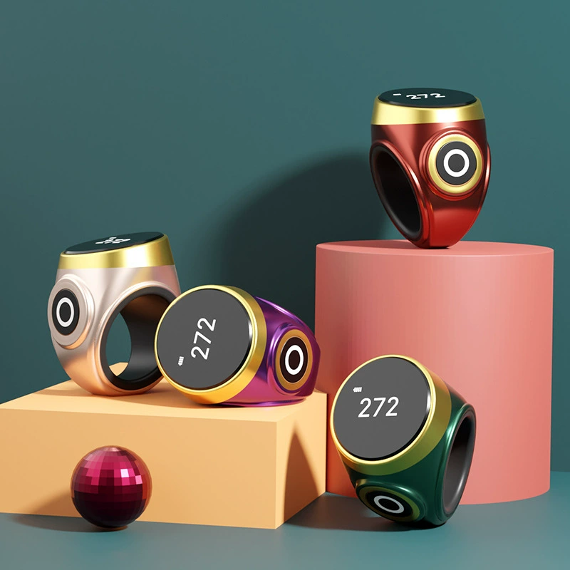 Трансграничное S9 ручное кольцо Электронная заметка Визуальный счетчик Сенсорный цифровой дисплей