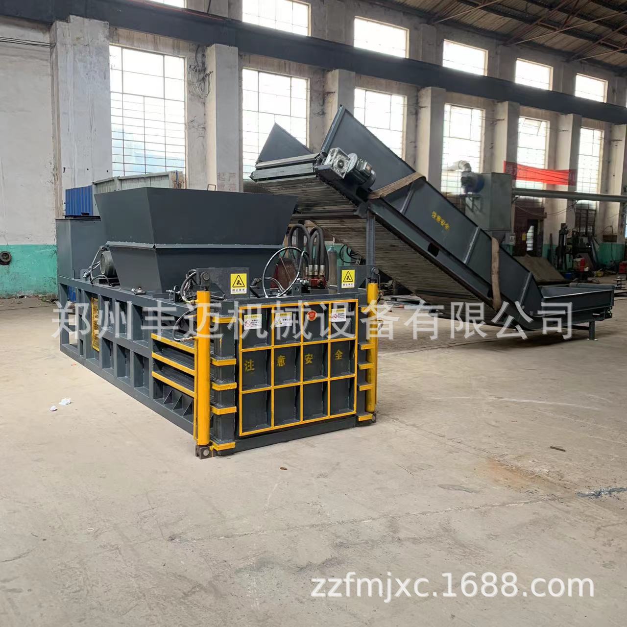 多功能卧式液压打包机 120型易拉罐打包机 自动打捆 废纸打包机