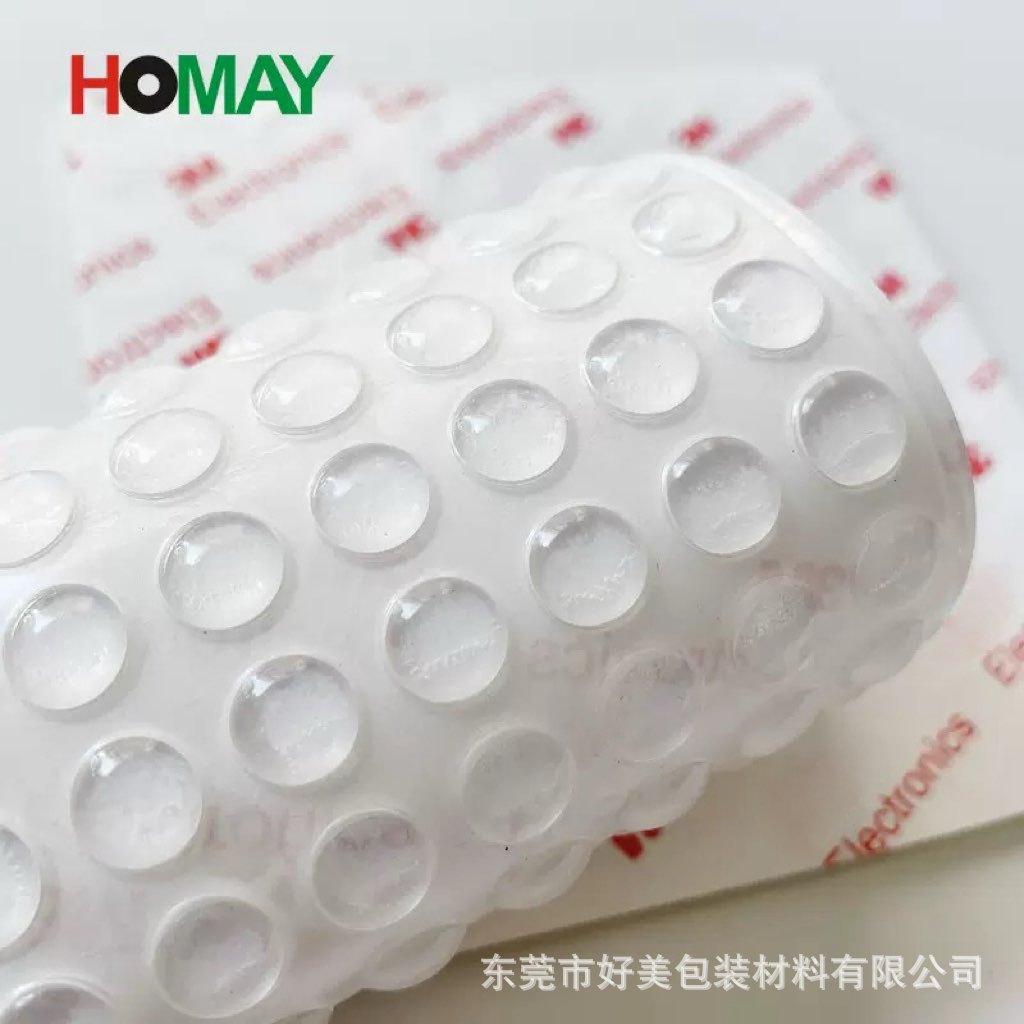 透明硅胶防撞粒防撞胶粒家具门自粘防撞贴防滑硅胶垫片缓冲防撞垫