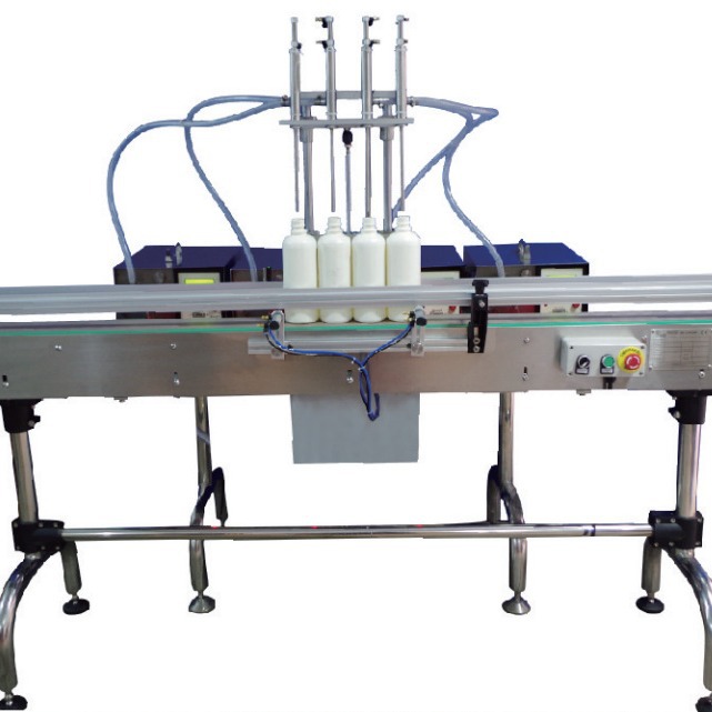 FD200-2水乳精油日化瓶装灌装生产线 直线台式半自动液体膏体灌装