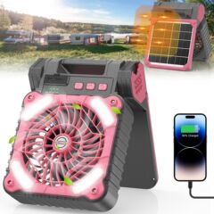 キャンプファンキャンプテント小型ファンリチウム電池ファンポータブル充電宝物屋外 USB ソーラーファン
