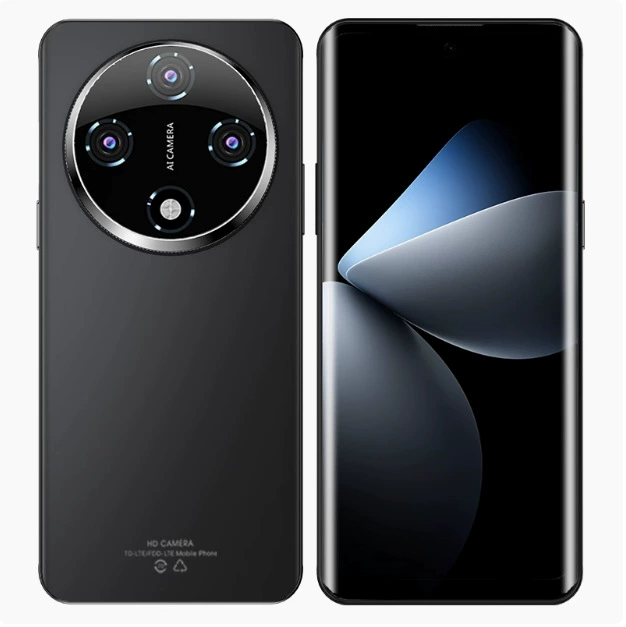 Смартфон X200Pro с изогнутым экраном, 16ГБ+1ТБ, двойной SIM, отпечаток пальца, 5G, 7,9 дюйма