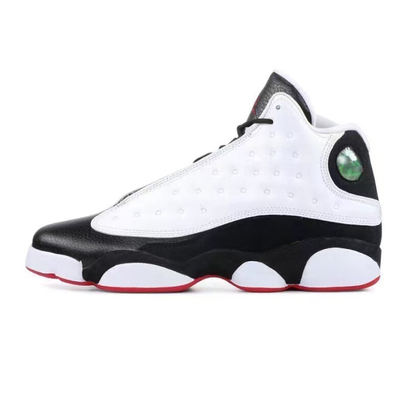 Cross-border foreign trade AJ13 series basketball shoes, high-top black and white panda basketball shoes, AJ13 large size retro sports shoes Cross-border foreign trade AJ13 series basketball shoes, high-top black and white panda basketball shoes, AJ13 large size retro sports shoes