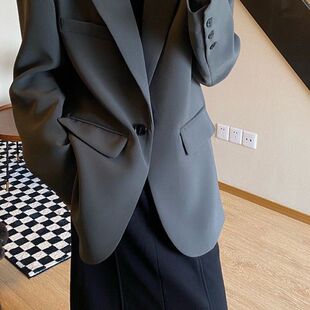 Office ladies fashion suit jacket 2024 autumn new design contour high quality loose small suit wholesale