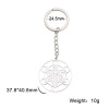 Cross -border hot -selling titanium steel angel seal Ms. Mastelon Men's geometric Kabala garden stainless steel necklace