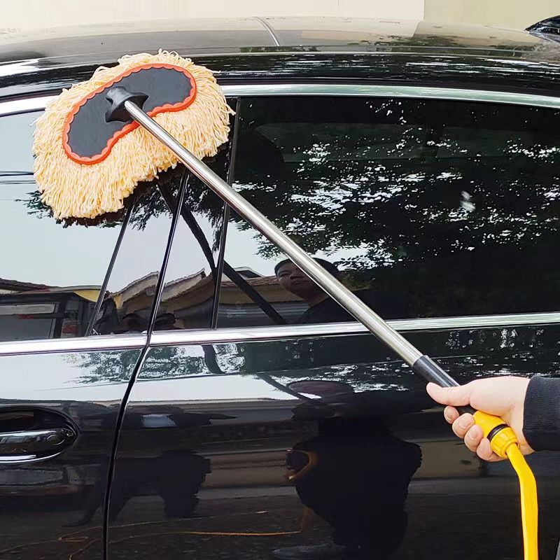 Car wash through water car wash mop car brush car dust removal mop car dust wax mop car wash tool suit