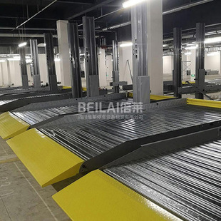 Three-layer parking equipment recycling ground three-dimensional parking garage can be rented