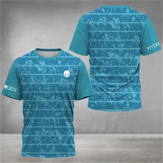 Deportes para hombres malla transpirable suelta camiseta de manga corta venta directa de fábrica moda 3D impresión digital spot