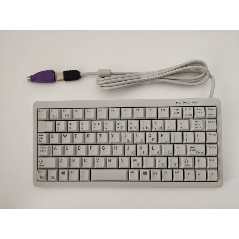 樱桃Cherry G84-4100LCMDE-0 USB接口工控键盘白色德语布局86键-阿里巴巴