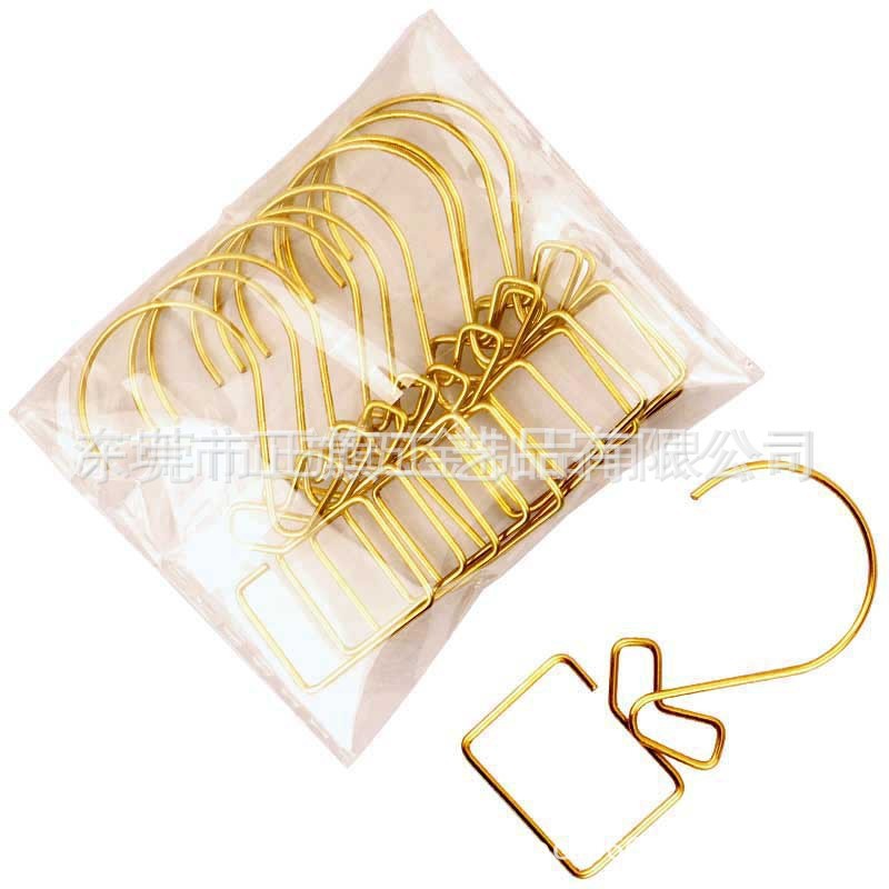 50mm 크리스마스 선물 후크-골드 (20개/팩)