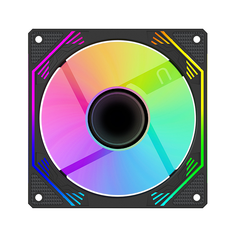 Prism 4PRO Четвертое поколение, корпус Sea-view, детоматический вентилятор 12 см синхронный 5В комплект из трех ARGB цветных тихих вентиляторов