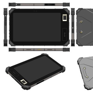 Portable Fingerprint Identity Authentication Scanning Handheld Android Ip68 Rugged Industrial Tablet with Customizable Rugged Software