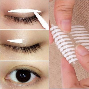 Douyin's Same Double Eyelid Patch Invisible Fiber Strip Double-Sided Transparent Waterproof Sticky Good Natural Long-Lasting Beauty Patch