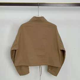 -----------------051211  女士三角形徽章长袖夹克外套