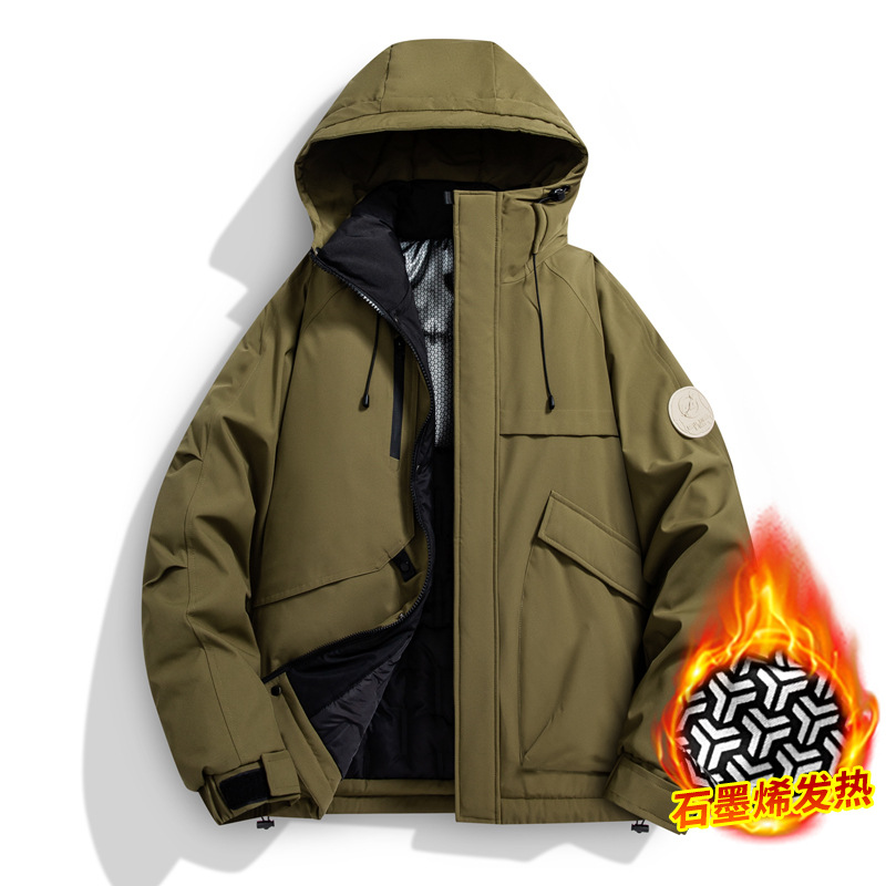 Pares de grafeno trajes de asalto ropa de algodón hombre y mujer ropa de algodón suelta pie sobre la chaqueta de algodón puede hacer LOGO