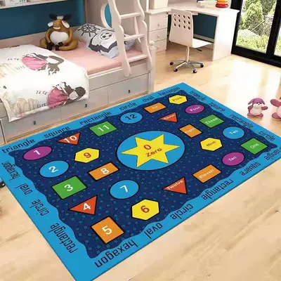 Avtomobil döşəmə paspasları Early Education Center Carpet - 6-star-letters-60-90cm-doormat