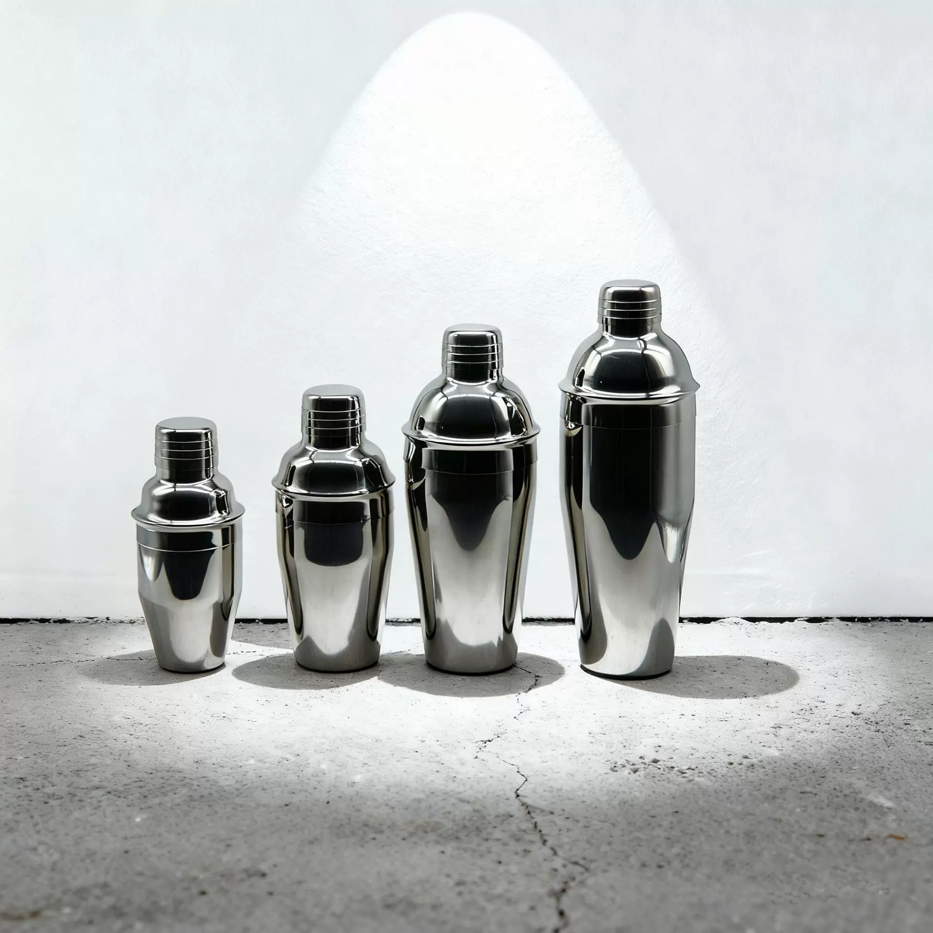 亚马逊不锈钢调酒器套装6件套鸡尾酒调酒工具摇壶雪克杯调酒杯